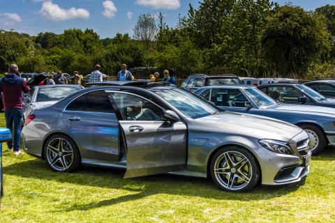 Grey Mercedes